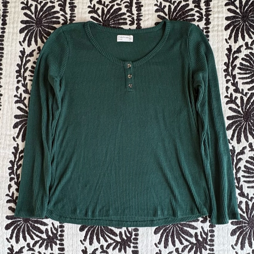 Maurices Green Sleep Shirt